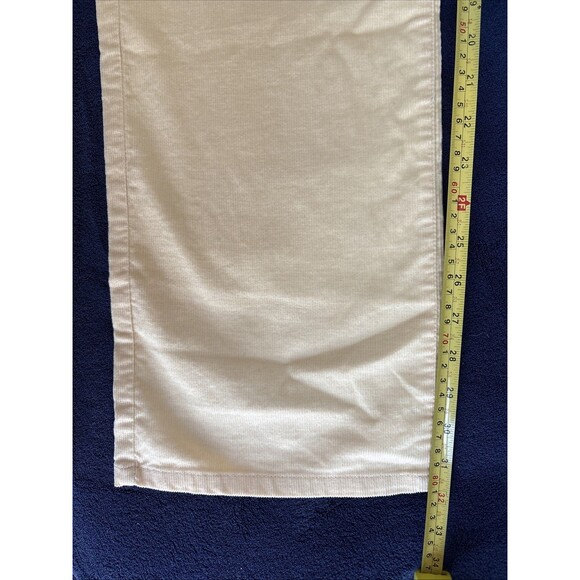 NWT Ladies Talbots Pale Yellow Mid Rise Boot Cut Stretch Corduroy Pants Size 10 - Picture 4 of 8